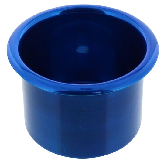 Billet Aluminum Cup Holder Insert Polished